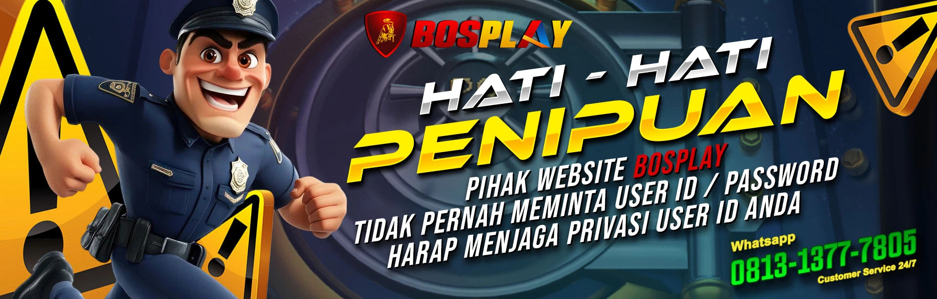 WASPADA PENIPUAN YANG MENGATAS NAMAKAN BOSPLAY