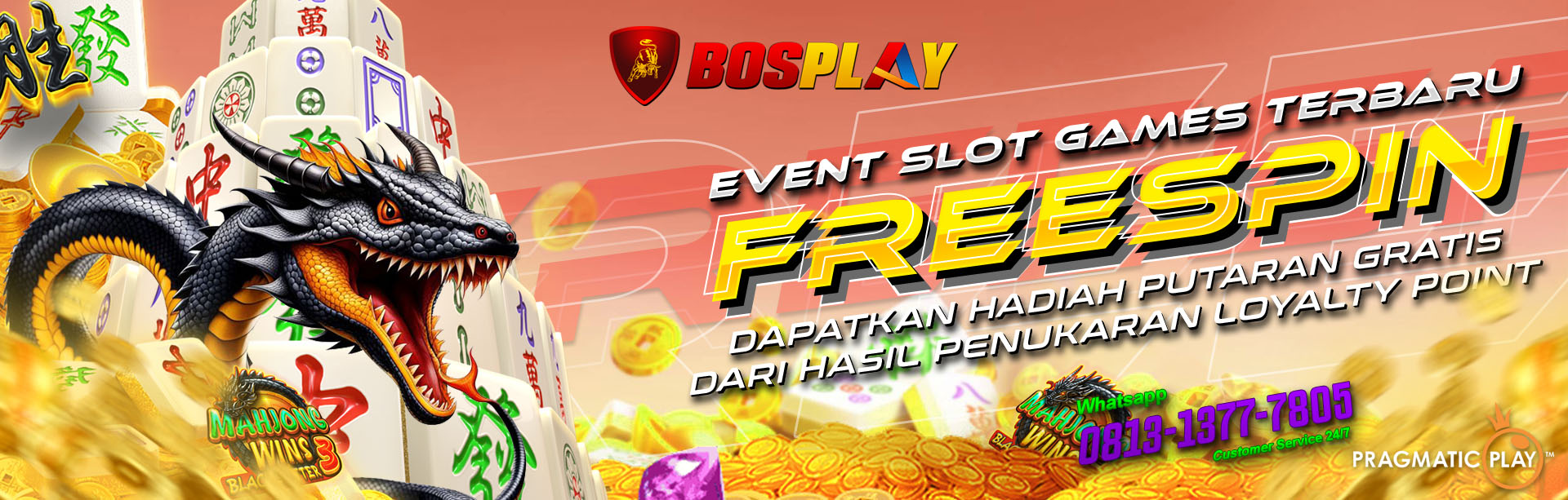 EVENT SLOT GAMES TERBARU FREESPIN X BOSPLAY