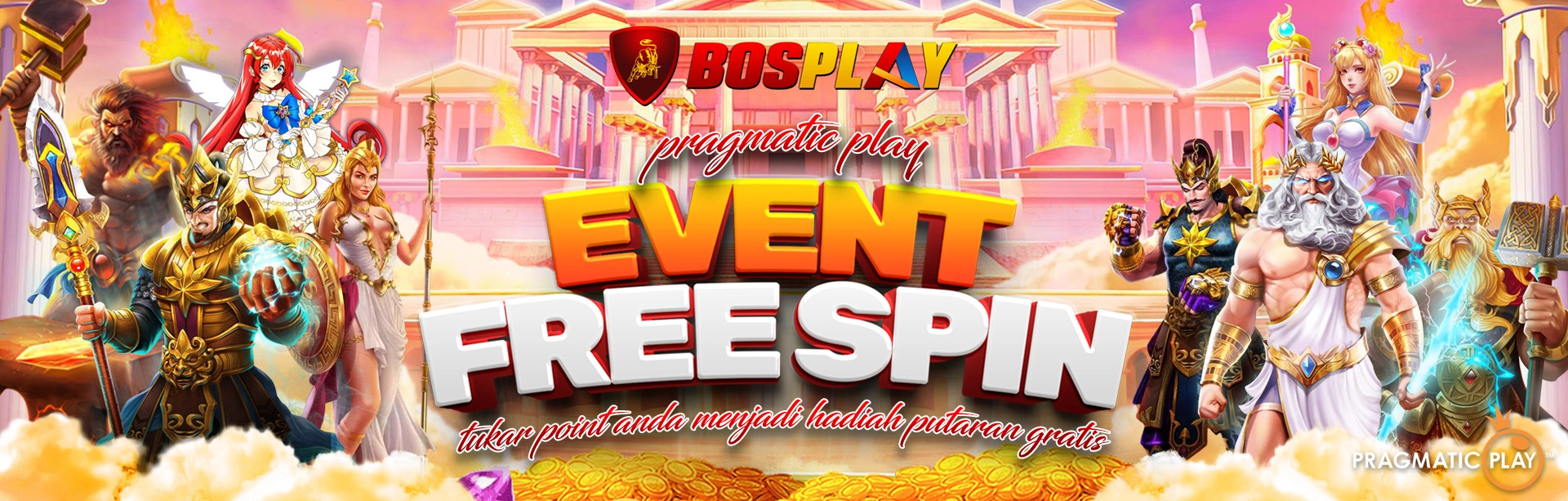 EVENT SLOT GAMES TERBARU FREESPIN X BOSPLAY
