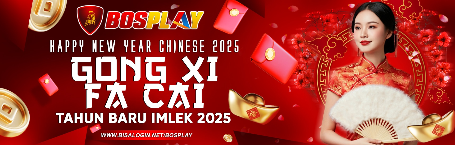 BOSPLAY88 SLOT 777 HAPPY CHINESE NEW YEAR 2025